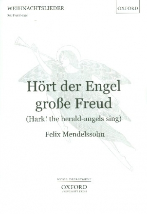 Hrt der Engel groe Freud for mixed chorus and organ (d/en) score