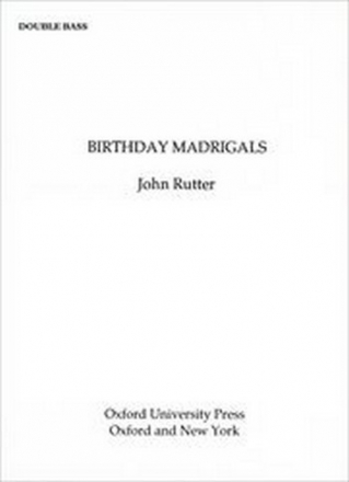 Rutter, John Birthday Madrigals