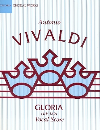 Gloria RV589 for mixed chorus and orchestra vocal score