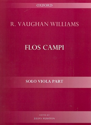 Flos campi for viola, mixed chorus and small orchestra solo viola part