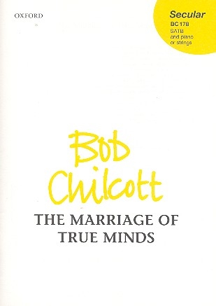 The Marriage of true Minds for mixed chorus and piano (strings) vocal score