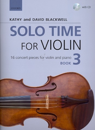 Solo Time vol.3 (+Online Audio) for violin and piano