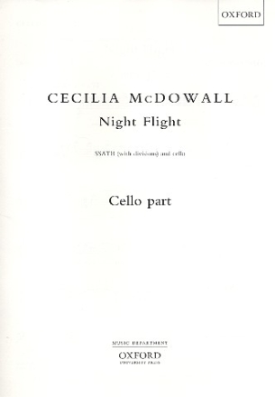 Night Flight for mixed chorus and cello cello part