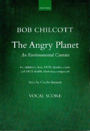 The angry Planet for 3 mixed chorusses and children's chorus a cappella score