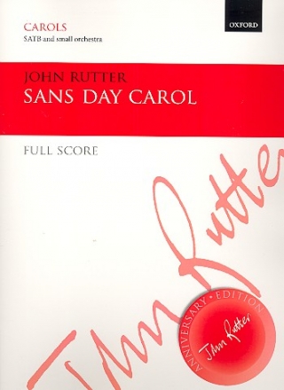 Sans Day Carol for mixed chorus and small orchestra score