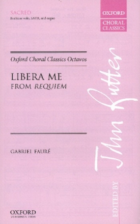 Libera me for baritone, mixed chorus and organ score