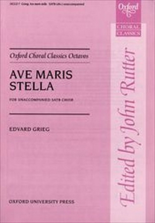 AVE MARIS STELLA FUER GEM CHOR (SSAATTBB) A CAPPELLA (MIT CHORSTIMMEN ALS KLAVIERSATZ)