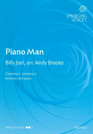 Piano Man for young male chorus (with cambiata voices) and piano score