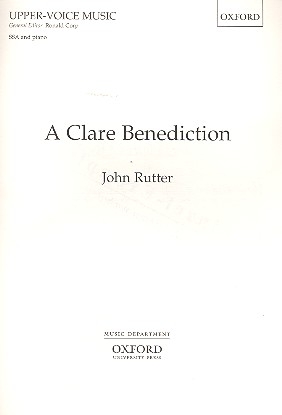 A clare Benediction for female chorus and piano score (en)