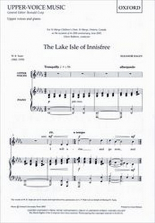 The Lake Isle of Innisfree for upper voices and piano score