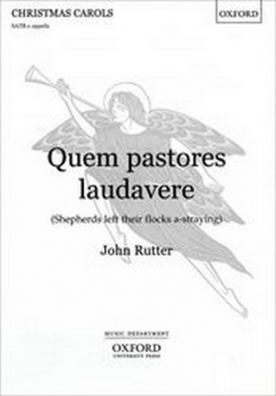 Quem pastores laudavere for mixed chorus a cappella score (la/en)