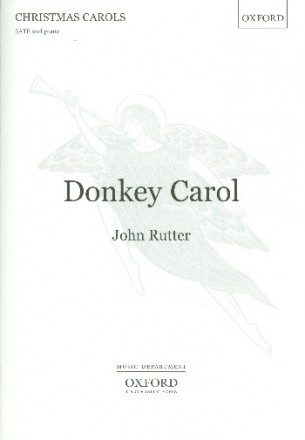 Donkey Carol for mixed chorus and piano score (en)