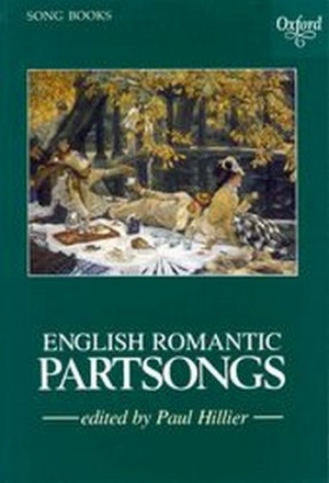 English romantic Partsongs for mixed choirs score