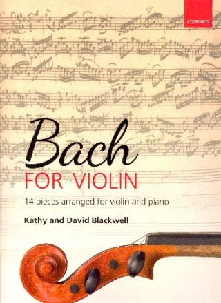 Bach  for Violin for violin and piano