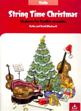 String Time Christmas for flexible string ensemble violin