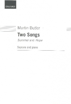 2 Songs for soprano and piano score