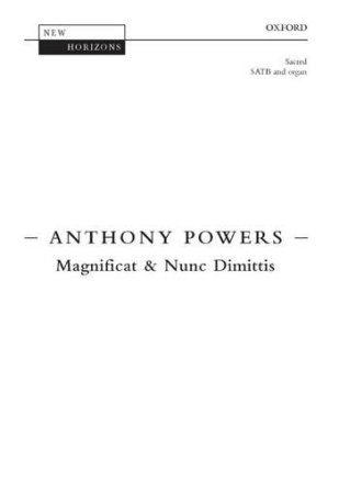 Powers Anthony Magnificat And Nunc Dimittis [Nh45] Choir - Mixed voices (SATB)