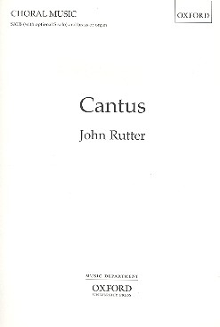 Cantus for mixed chorus and organ (brass) score