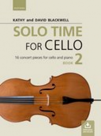 Solo Time for Cello vol. 2 (+Online Audio) for cello and piano