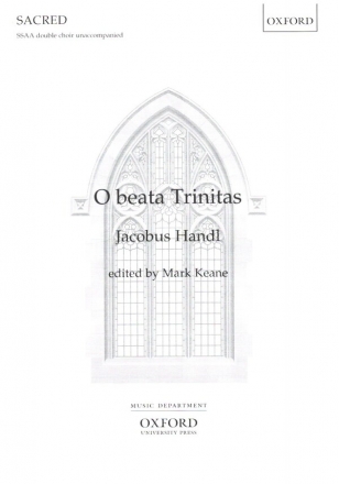 O beata Trinitas for female double choir (SSAA) unaccompanied score