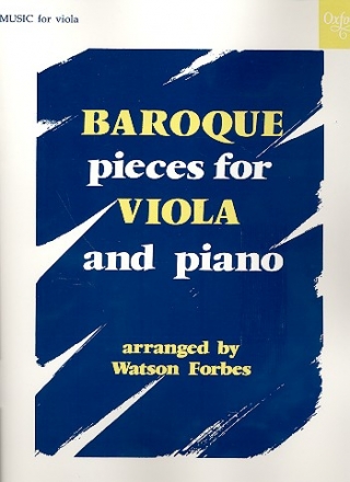 Baroque Pieces for viola and piano