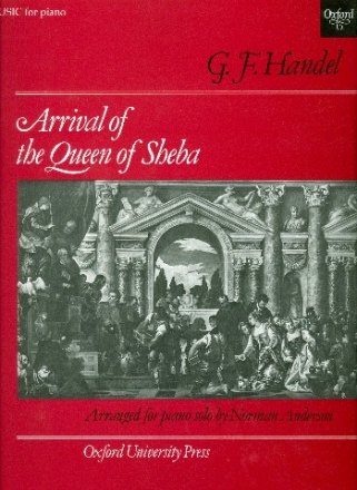 ARRIVAL OF THE QUEEN OF SHEBA FOR PIANO SOLO ANDERSON, NORMAN, ED.