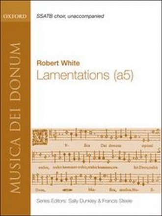 Lamentations for mixed chorus a cappella score