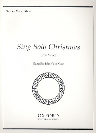 Sing Solo Christmas for low voice and piano