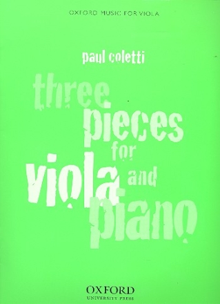 3 PIECES FOR VIOLA AND PIANO