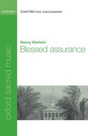 Blessed assurance for mixed choir (SSAATTBB) a cappella score