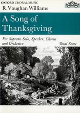 Vaughan Williams, Ralph A Song of Thanksgiving