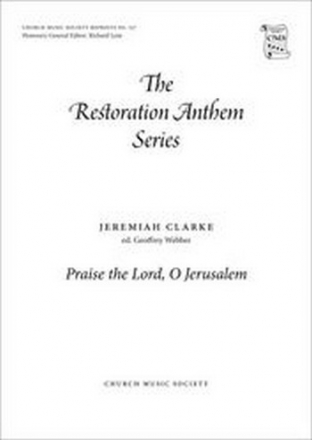 Clarke, Jeremiah Praise the Lord, O Jerusalem