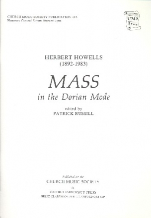 Mass in the Dorian Mode for mixed chorus a cappella score