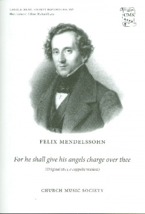 For he shall give his Angels charge over Thee for mixed chorus a cappella score (dt/en)