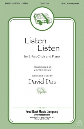 D.Das, Listen, Listen for 2-part choir and piano Chorpartitur