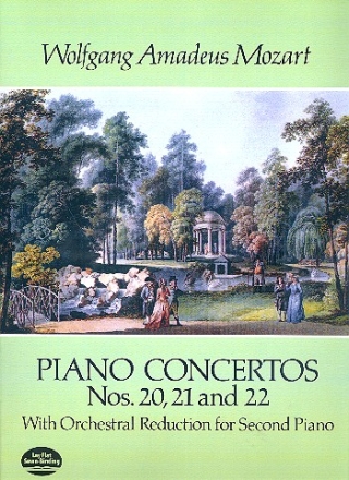 Piano Concertos nos. 20-22 for 2 pianos score