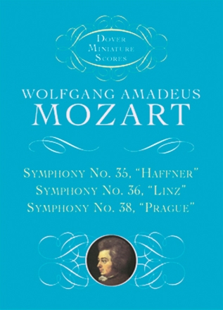 W.A. Mozart: Symphonies Nos. 35, 36, & 38 Orchestra Study Score