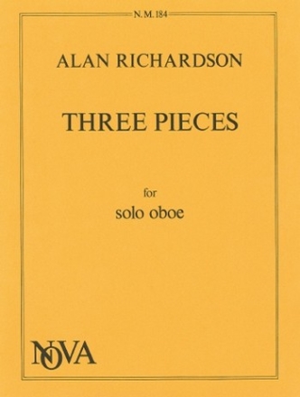 Alan Richardson Three Pieces for Solo Oboe oboe solo