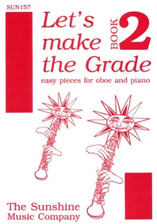 Barnby, Diabelli, Handel and Vivaldi, Anonymous Let's Make the Grade Book 2 oboe & piano