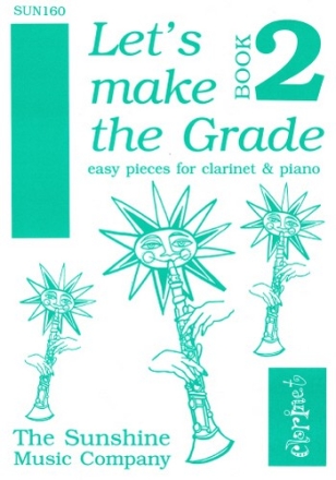 Barnby, Diabelli, Handel, Henry VIII and Vivaldi Let's Make The Grade Book 2 clarinet & piano