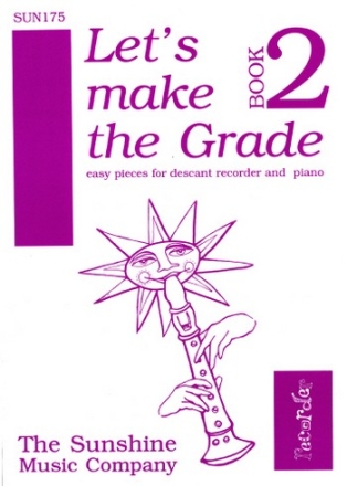 Barnby, Diabelli, Handel, Henry VIII and Vivaldi Let's Make The Grade Book 2 descant recorder & piano