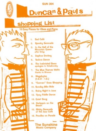 Paul Carr and Duncan Reid Duncan & Pauls Shopping List oboe & piano