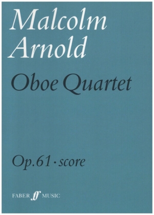 Quartet op.61 for oboe, violin, viola and violoncello score