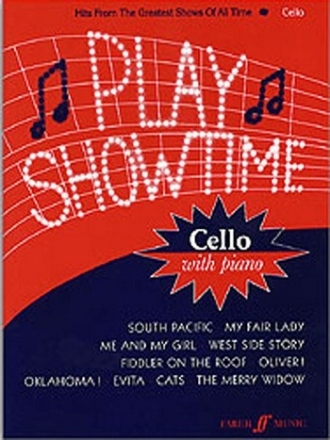 Play Showtime vol.1 for cello and piano Hits from the greatest Shows