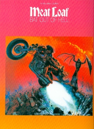 Meat Loaf: Bat out of Hell piano/voice/guitar songbook