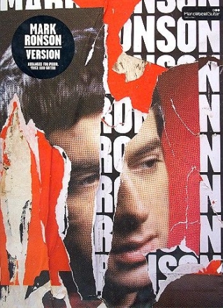 Mark Ronson: Version songbook piano/vocal/guitar