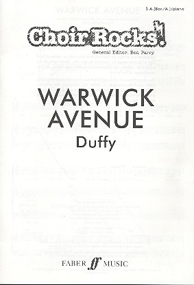 Warwich Avenue for female chorus and piano (A/Bar ad lib) score