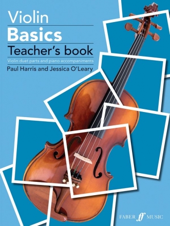 Violin Basics - Teacher's Book (+Online Audio) for 2 violins and piano score