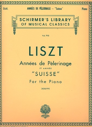 Annes de Plerinage vol.1 for the piano