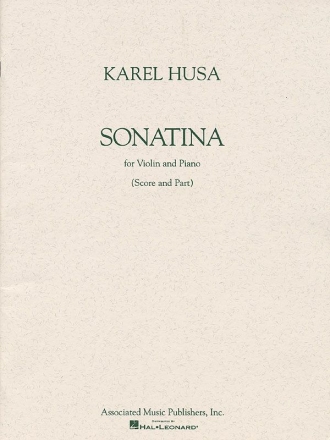 Karel Husa, Sonatina for Violin and Piano Violine und Klavier Buch